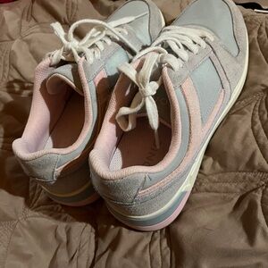 Vionic Pink and Gray Athletic Shoes
